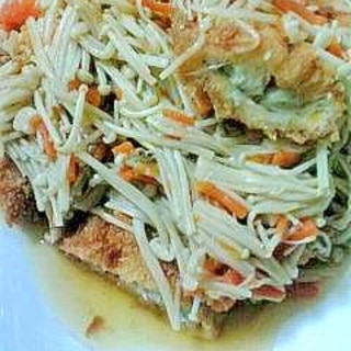 白身魚フライの野菜あんかけ♪片栗粉を使いません♪